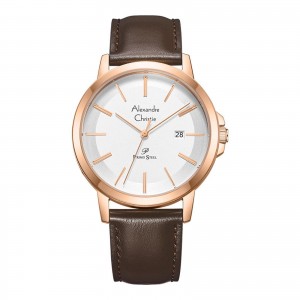 Alexandre Christie AC 1036 Roseogld White Man MDLRGSL